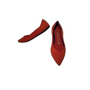 Rothy's Women's Scarlet Pointed Flats